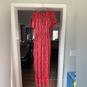 NWT Anthropologie wide leg Jumpsuit.  Size Large